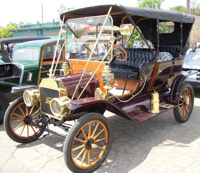 Cars antique ford blue model t #6