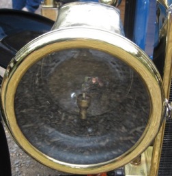 Brass Lamp fitted to a 1915 model Brass Lamp fitted to a 1915 model
