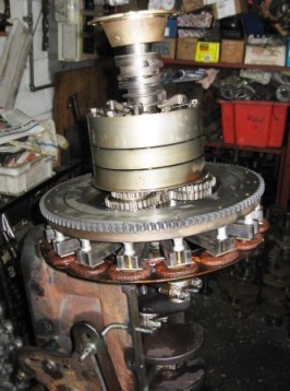 Assembled Model T Ford transmission