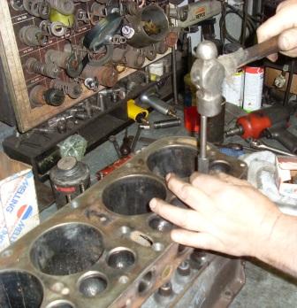 The Klines are hammered into the guides The Klines are hammered into the guides