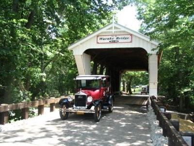 On tour at the Warnke Bridge