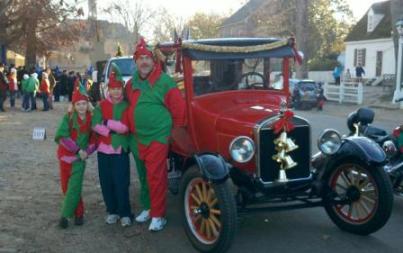 Model T Ford Christmas in Virginia