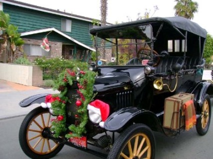 Model T Ford Christmas in San Diego