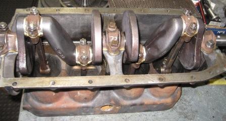 Counter balanced Model T Ford crankshaft